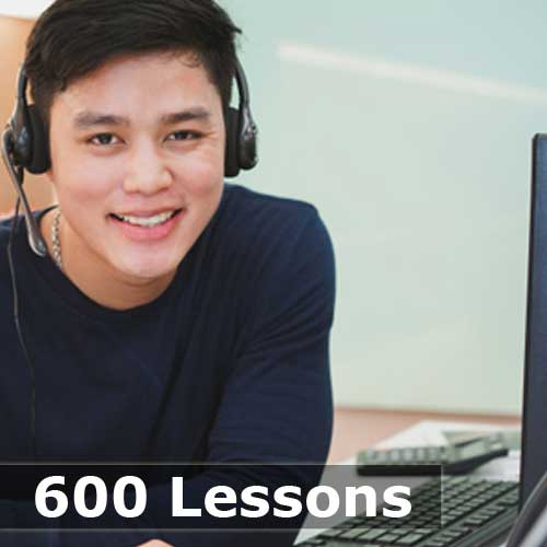 A very satisfied student learning English online with NativeTeacher ESL. P1-600